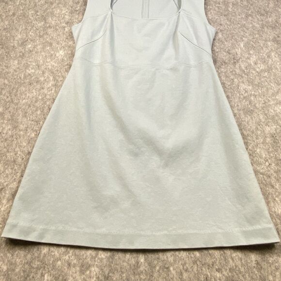 Everlane Dress Womens Large Light Blue The 90s Mini Short Sleeveless Cotton - Picture 4 of 13